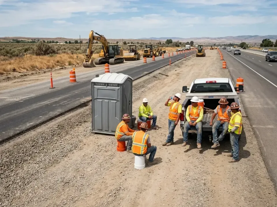 highway-road-construction-crew-007 — frequently asked questions, Porta Potty and Restroom Rentals in Heron Bay, GA